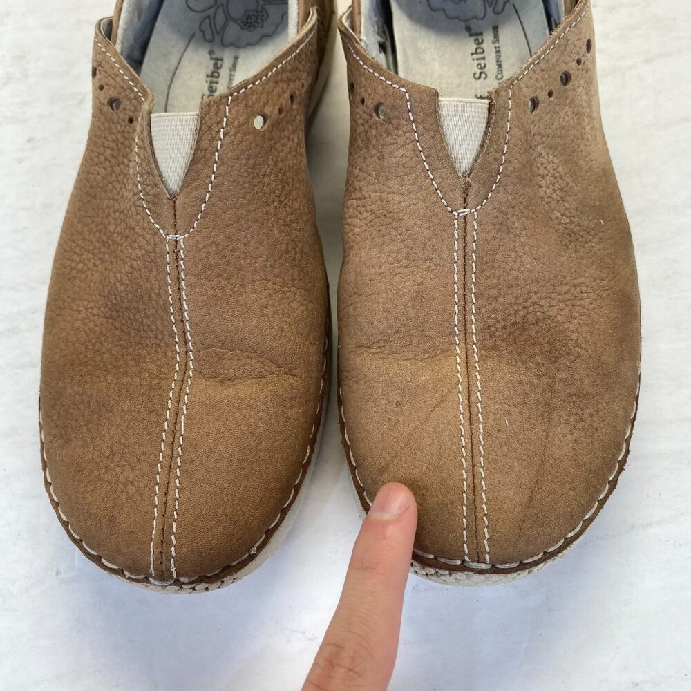 Josef Seibel Fergey Women's Size 38 Brown Leather Slip On Loafers,Comfort - Picture 12 of 16
